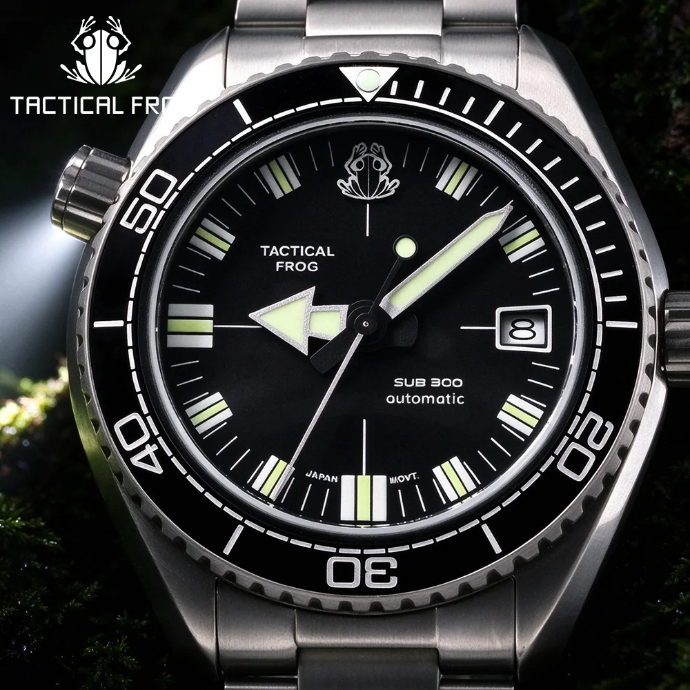 Tactical Frog herenhorloge, ti - Titanium Automatic Watch 300M Sapphire recensie en prijs
