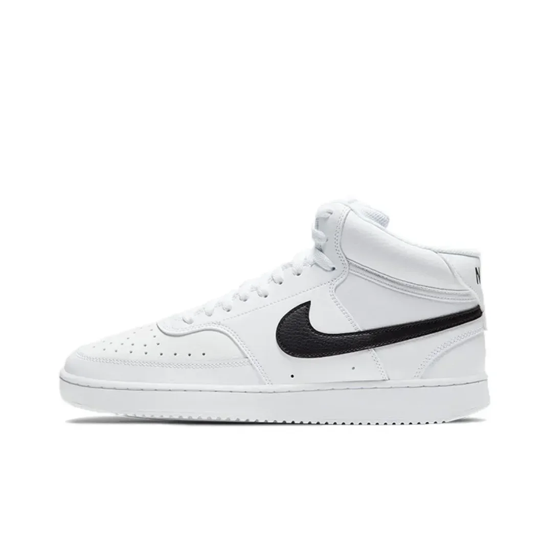 Nike Court Vision Mid Comfortable and versatile board shoes Non slip wear resistant Men and women's same casual shoes