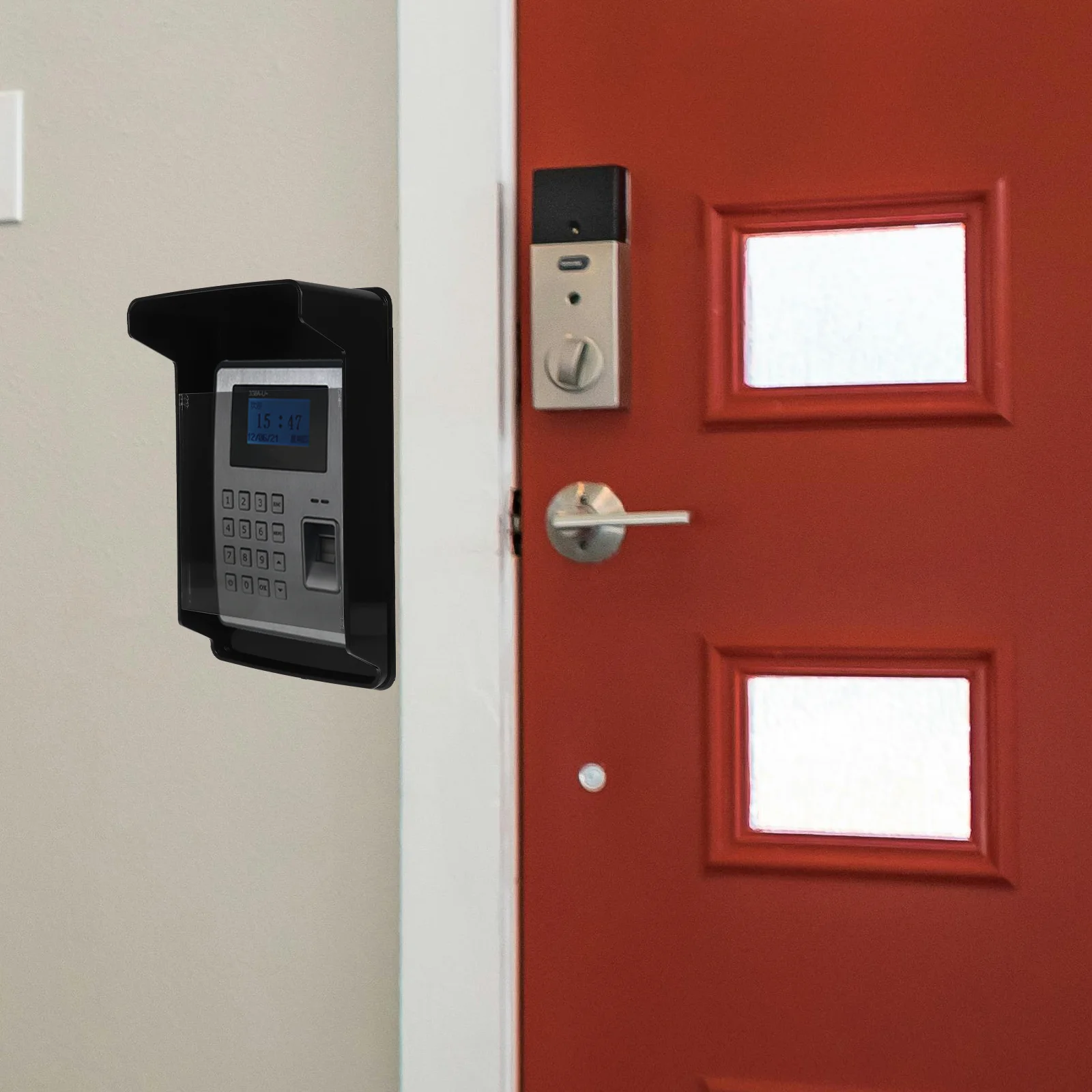 

Heavy Duty Doorbell Rain Cover Outdoor Waterproof Protection for Access Control Machine and Wireless Door Chime Durability