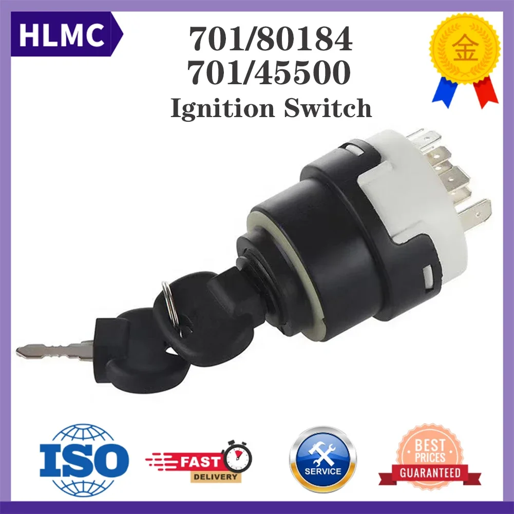 Spare Parts JS200 JS220 3CX 4CX Backhoe Loader Ignition Switch 701/80184 701/45500 For Excavator Ignition Switch