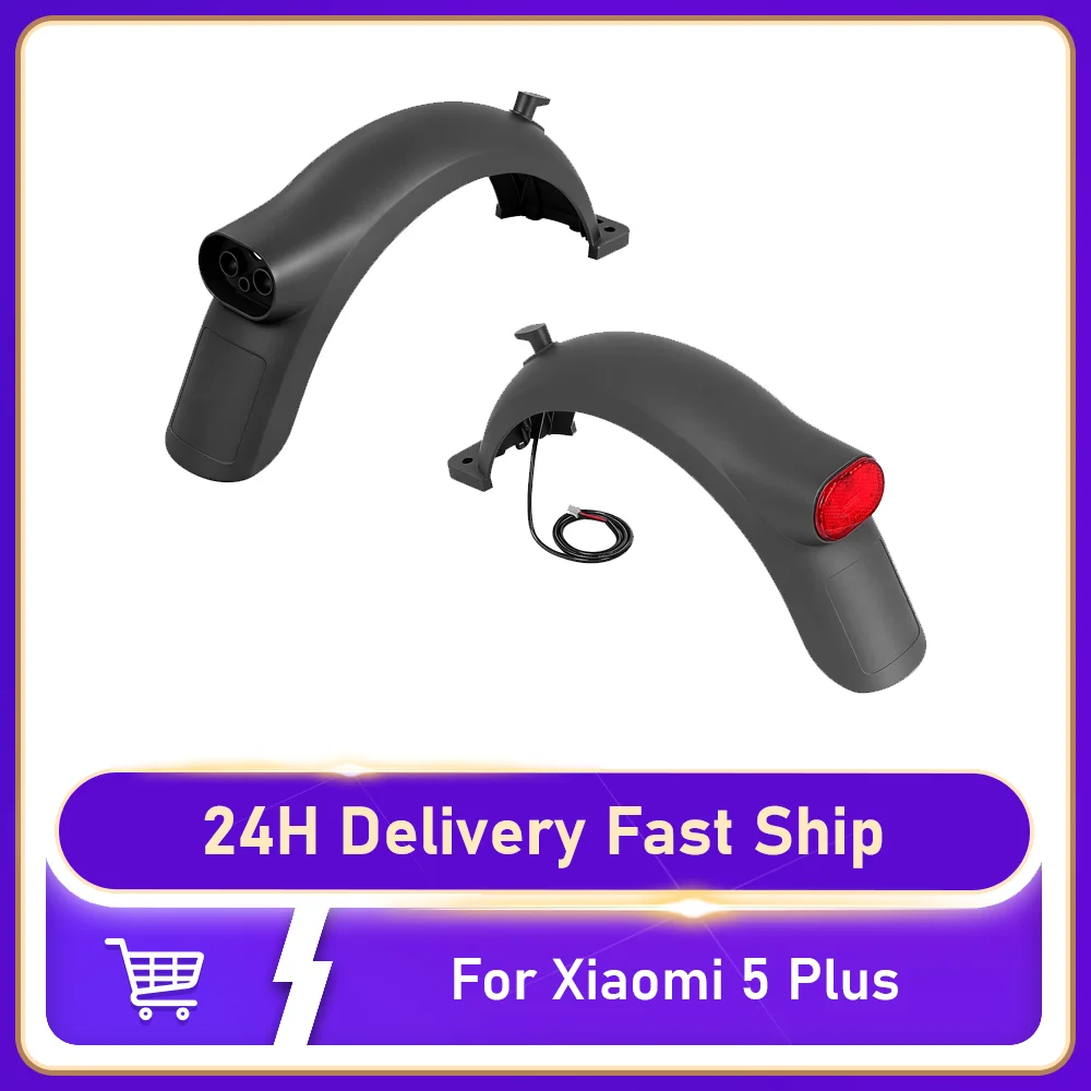 

Rear Fender with Taillight Assembly for Xiaomi 5 Plus Rear Mudguard Brake Lamps Electric Scooter Accessories Replacement Parts