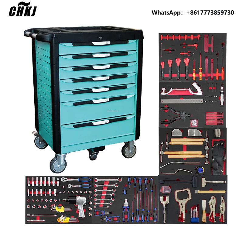 

CH 166pcs Insulation New Energy VDE Hand Tool Sets Screwdriver WrenCH Open Socket Sheet Metal Tool Set for Ev Repair