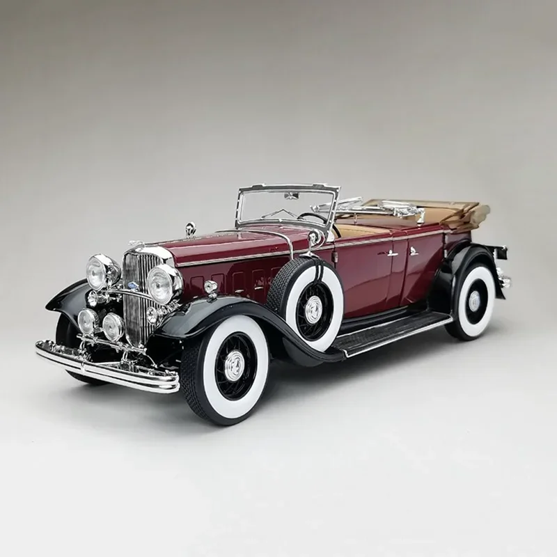 1/18 Scale 1932 KB Retro Classic Car Model Diecast Alloy Toys Adult Fans vintage Vehicle Collection Decoration Gifts Display