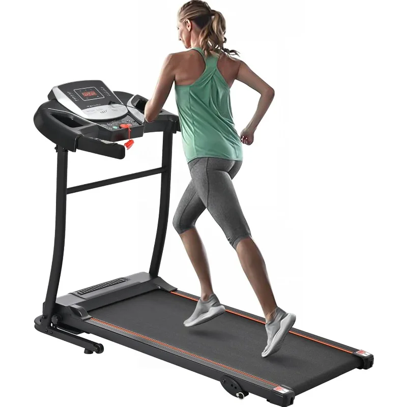 

Electric Folding Treadmill - Walking and Jogging Machine with 3 Level Incline, 12 Preset Programs, Ideal for Home Gym Workouts