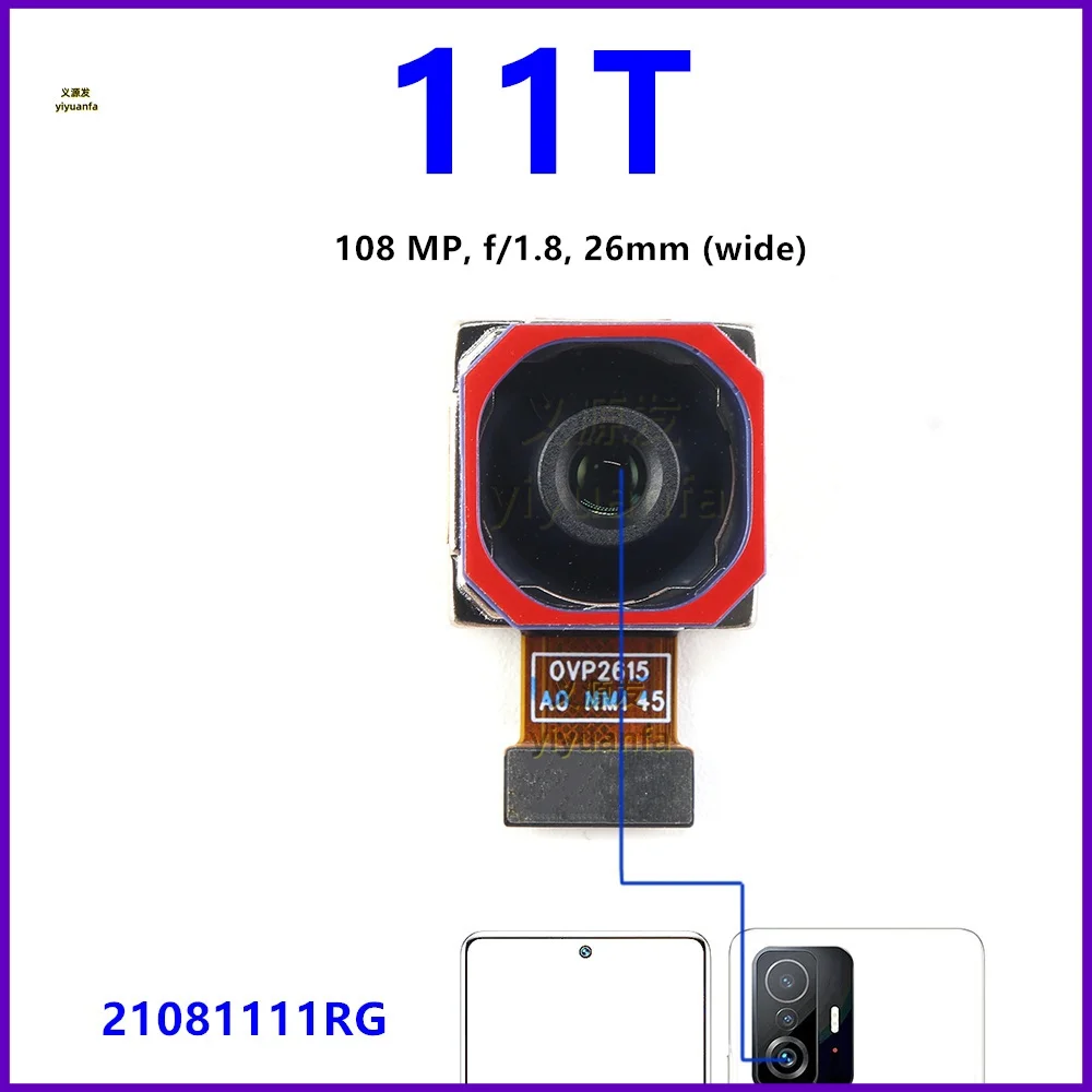 Rear Back Main Camera For Xiaomi 11T Front Camera Module Cable