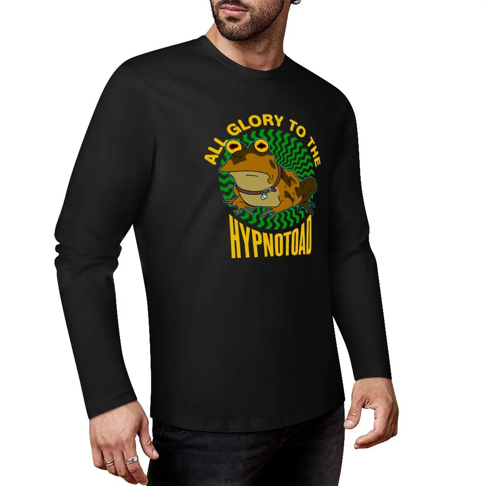 

Длинная футболка All Glory to the Hypnotoad, рубашка с животным принтом для мальчиков, толстовка, кавайная одежда, мужские рубашки для тренировок