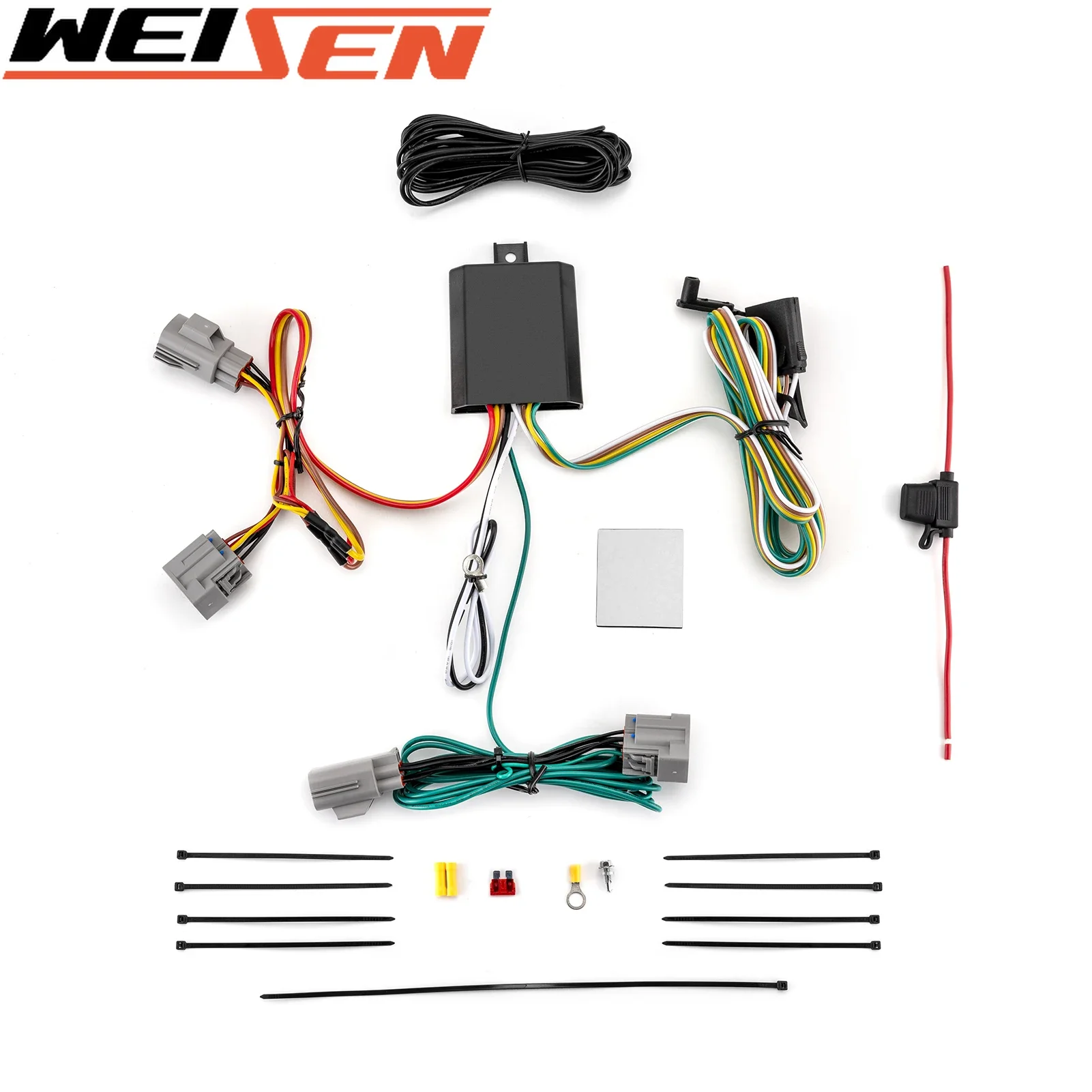 Vehicle-Side 4-Pin Trailer Wiring Harness Connect Trailer Tail Lights For 2007-2012  Dodge Nitro All Models