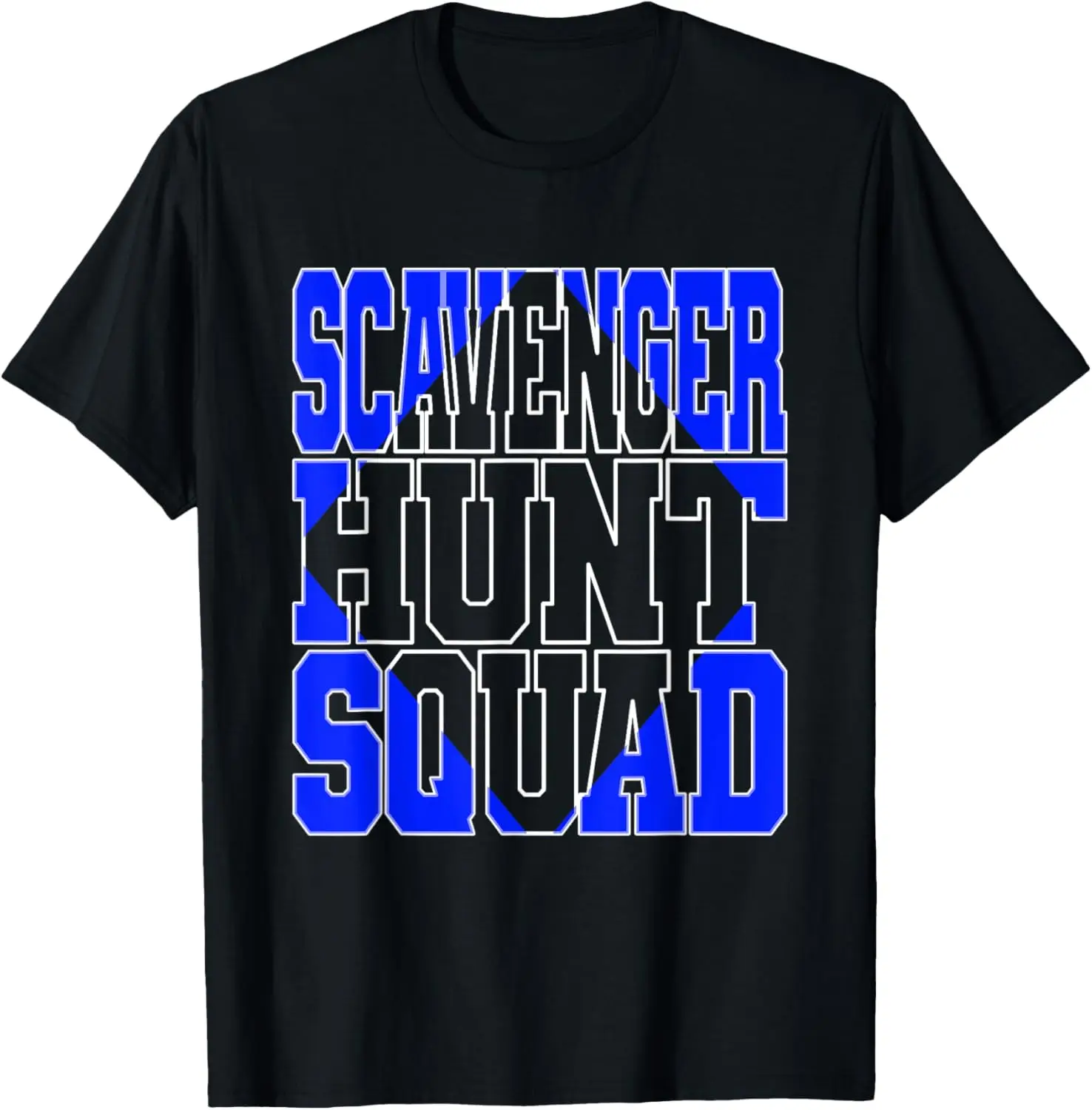 

Scavenger Hunt Squad — синяя футболка Fun Matching Team