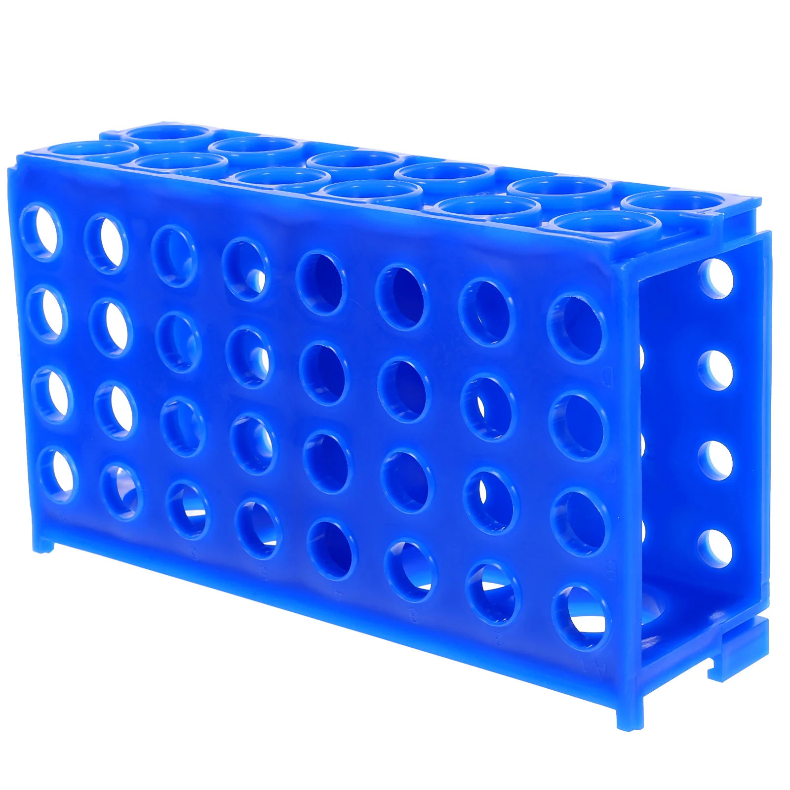 Test Rack Storage Organizer for Lab Small Reusable Plastic Holder Chemistry Sample Tube Stand Tube Display Rack Test Tubes