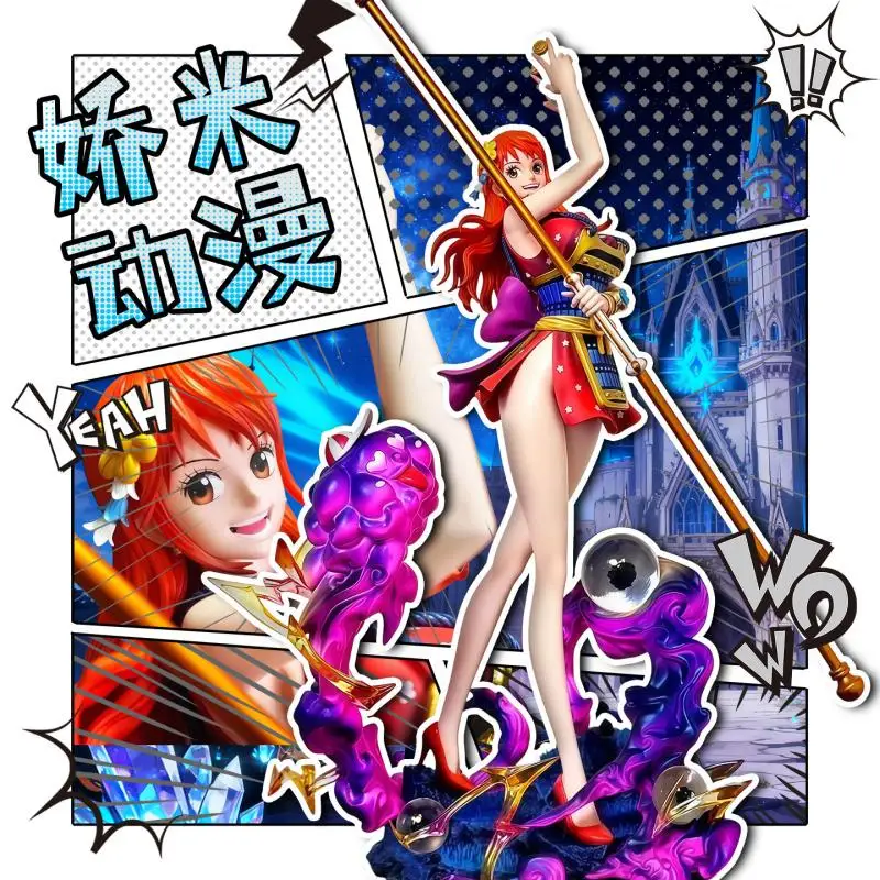 

Genuine One Piece LX Studio Onigashima Nami Anime Figure 30cm PVC Statue Collectible Model Desktop Ornament Gifts for Anime Fans