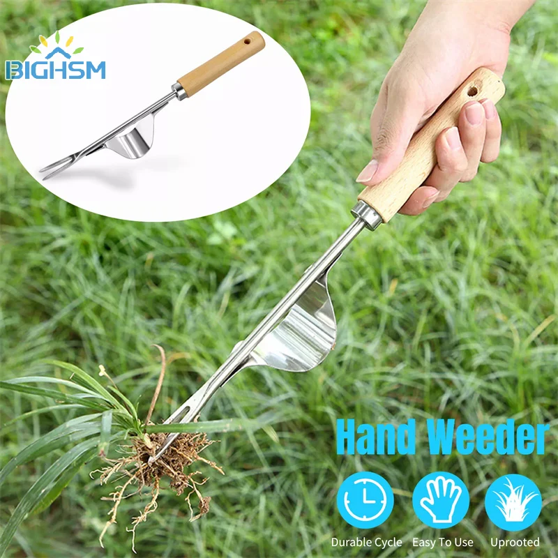 Manual Weeder Tool Garden Hand Weeding Tools Removal Farmland Puller Dandelion Digging Lawn Weeder Planting Transplant for Lawn