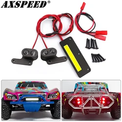 AXSPEED Front Rear LED Light Bar Spotlight Headlight Taillight for SLASH 2WD 1/10 Short Course Race Truck Parts