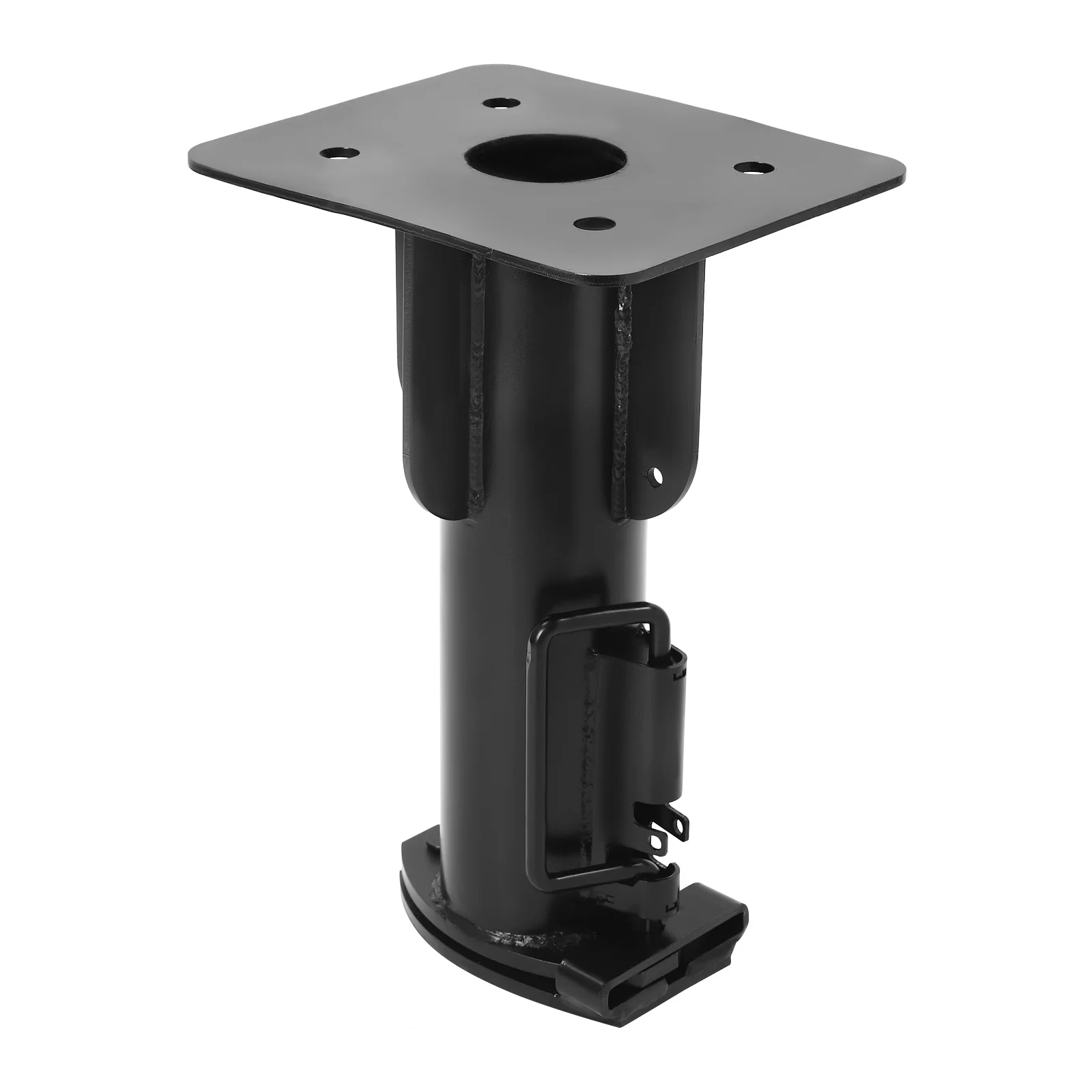 17 Inch 5th Wheel to Gooseneck Adapter, Heavy-Duty Q235 Steel Hitch, Direct Install RV Trailer Towing Attachment for 2 5/16