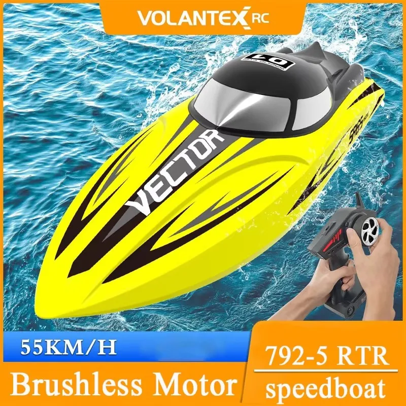 

Высокоскоростная бесщеточная лодка с дистанционным управлением Volantex Rc 792-5 RTR Скоростной катер с дистанционным управлением на водной основе Электрическая игрушечная лодка