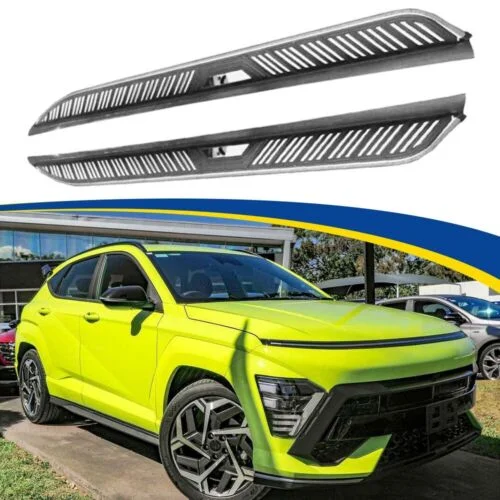 for Hyundai KONA / KONA Electric SX2 2024 2025 Side Step Running Board Nerf Bar