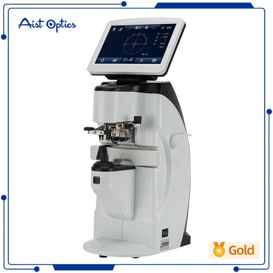 AIST New Optical Equipment Digital Auto Lensometer Focimeter D910 Lensmeter With Blue Light Test With Suitcase CE Approval