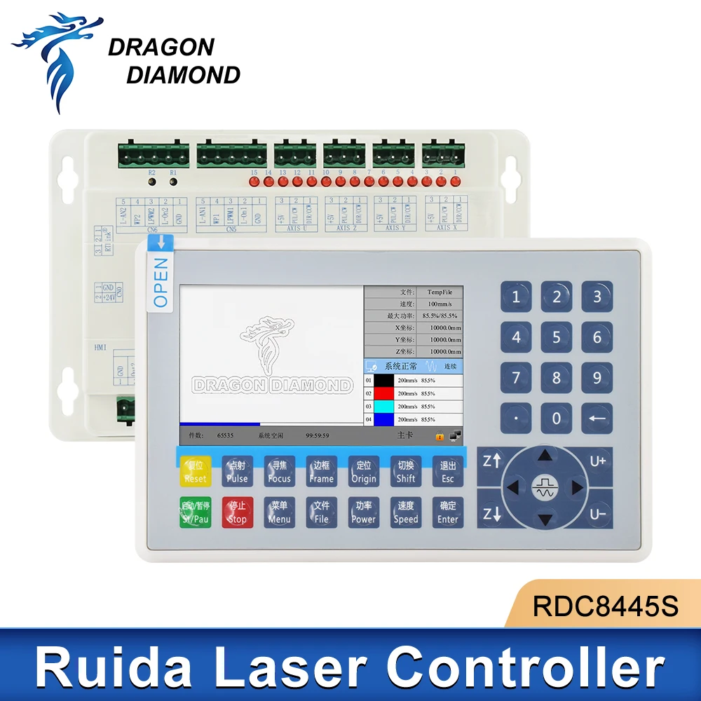 Ruida RDC8445S CO2 Laser Controller for CO2 Laser Engraving Cutting Machine Upgrade RDC6445G RDC6445S RDC6442 RDC6442G