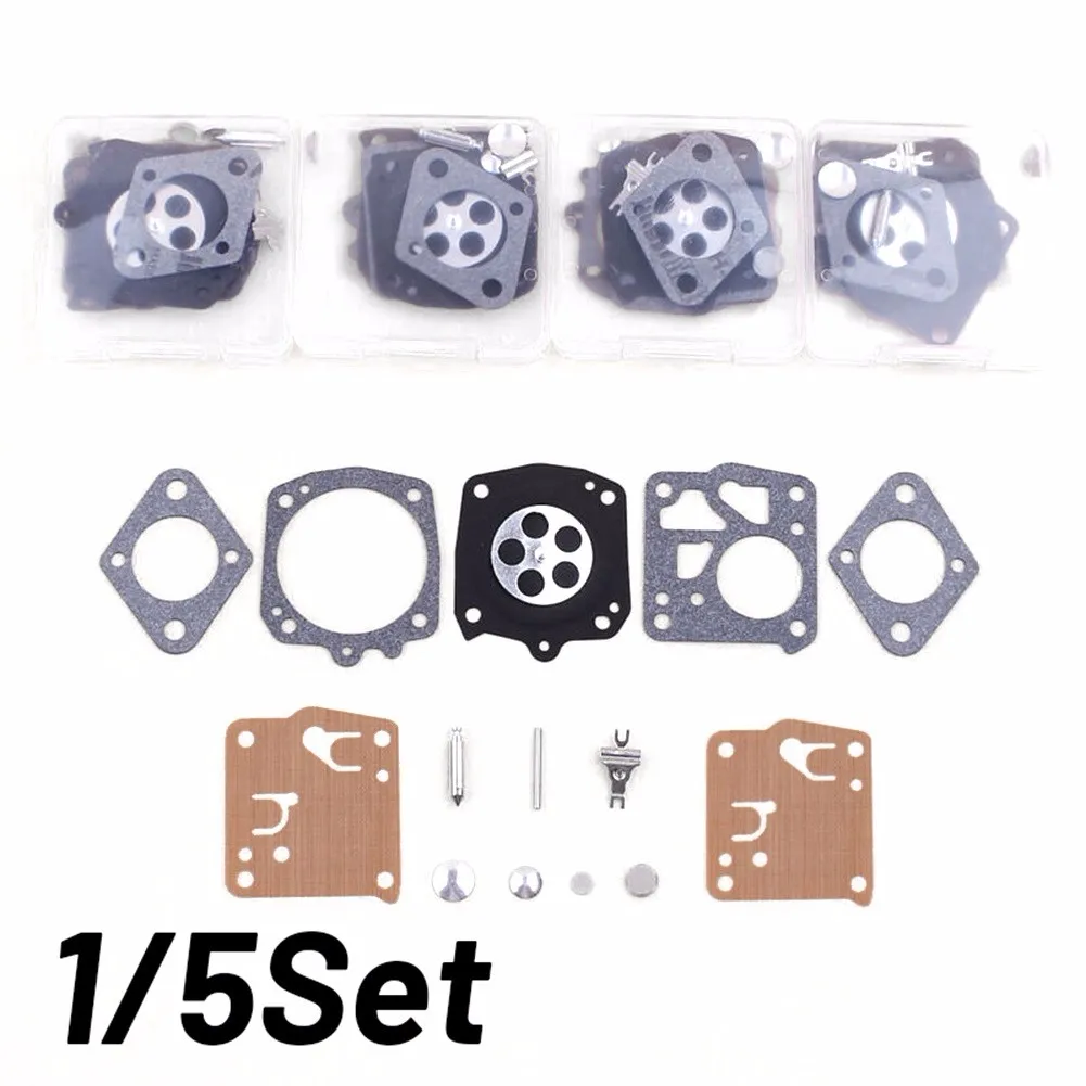 Carburetor Kit Compatible with For Tillotson RK23HS Fits 162 266 272 288 298 395 Pack of 5 Carburetor Kits Reliable and