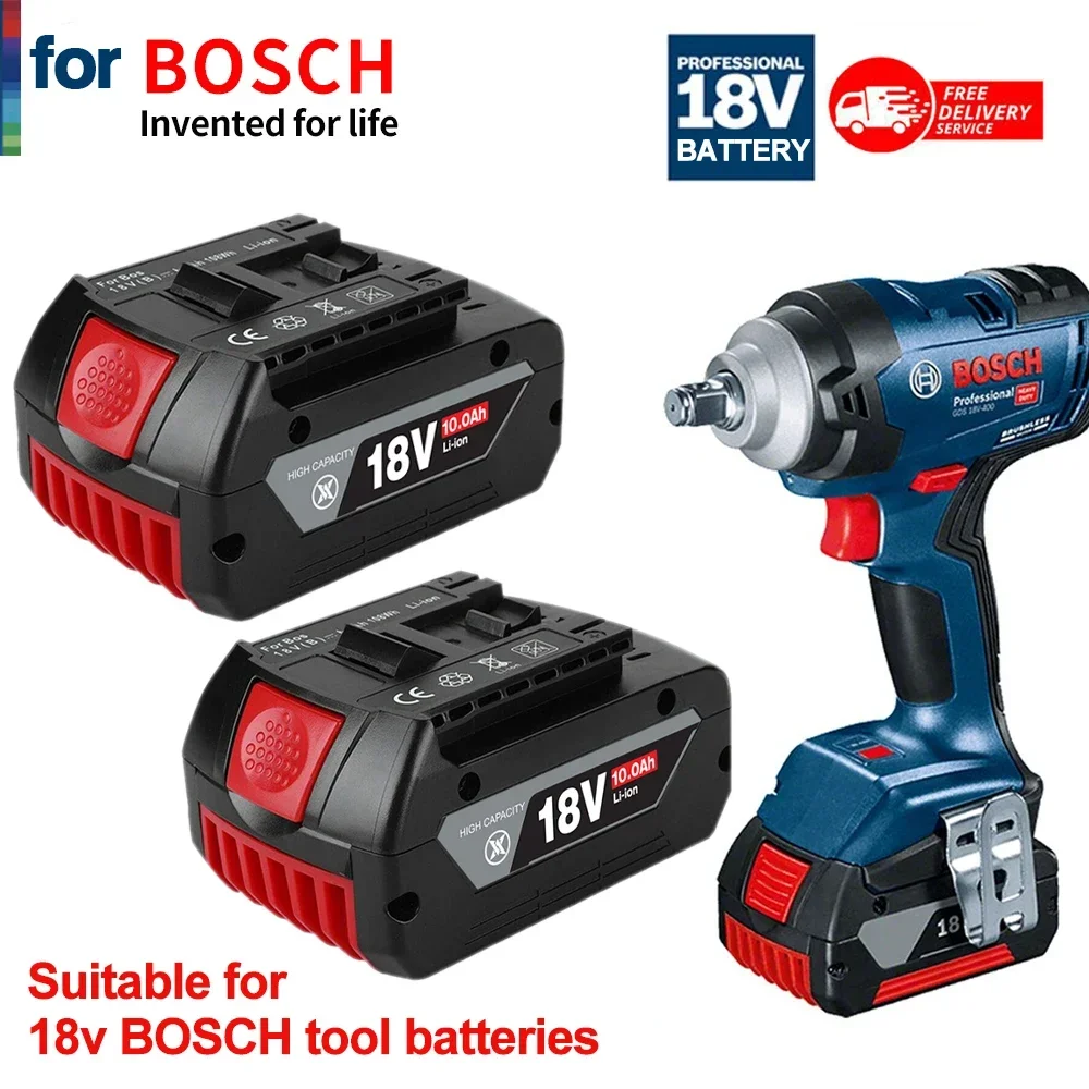 

NEW 18V 10000mAh Ersatz Batterie für Bosch 18V Professionelle System Cordless Werkzeuge BAT609 BAT618 GBA18V80 21700 Zelle