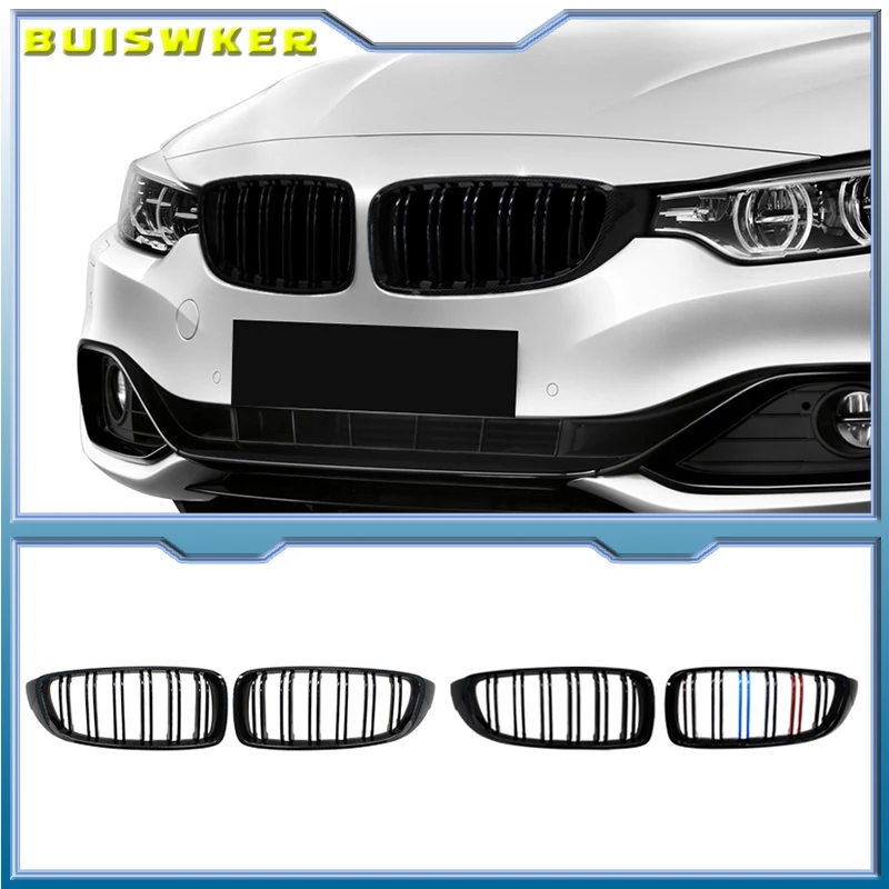 

Передний бампер M4, передняя фазовая решетка для BMW 4 серии F32 F33 F36 F80 F82 2013-2019 420i 428i 430i, карбоновая лампа