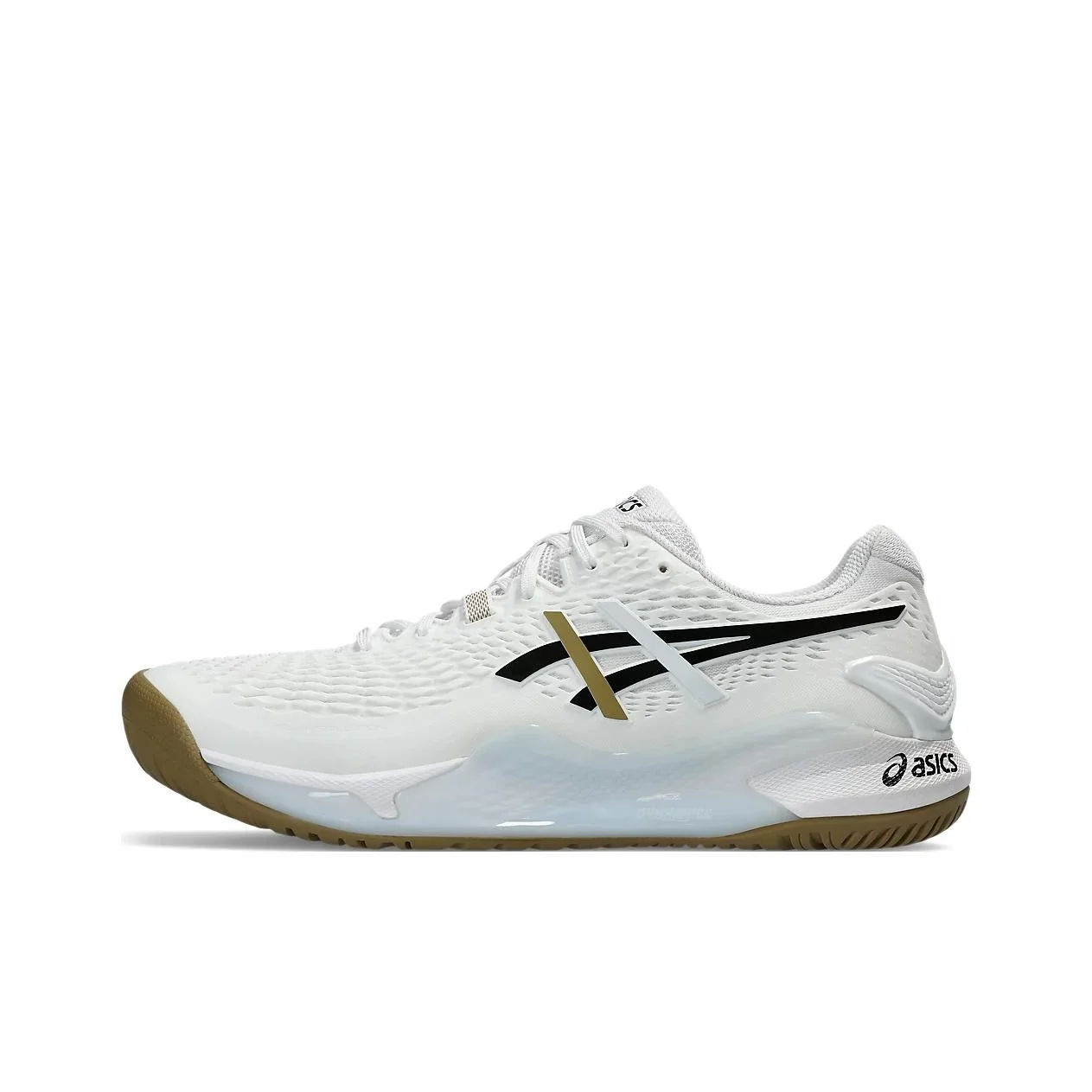 HUGO BOSS X ASICS Gel Resolution 9 Tennis Shoes Men's Low Top White Black 1041A453-100