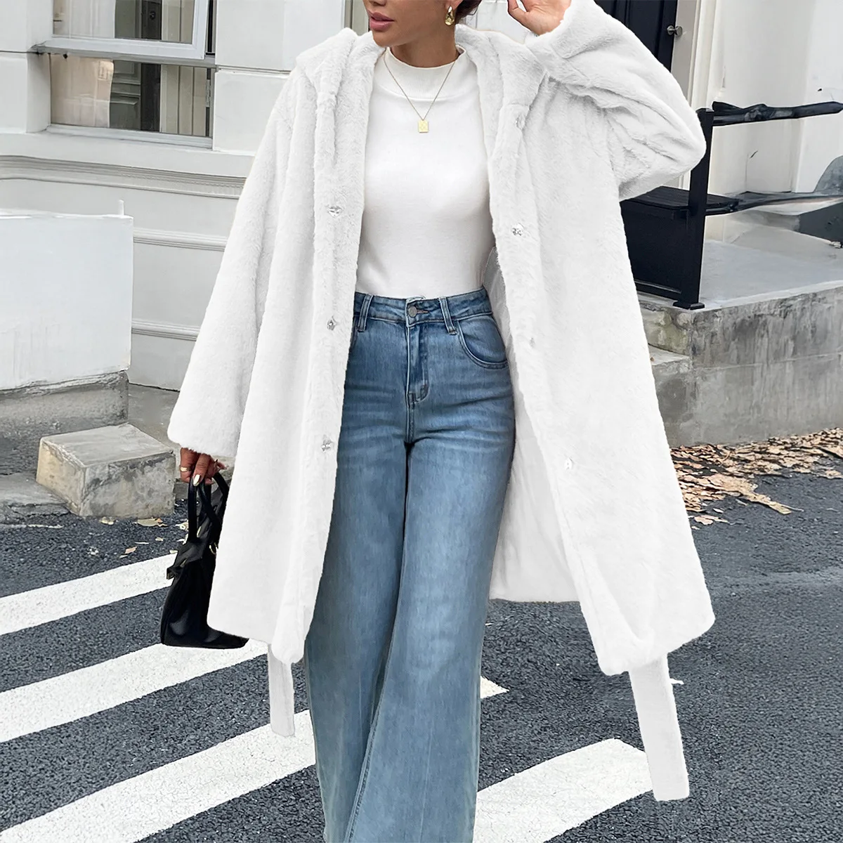 

2025 Women's Jackets Women Clothes Jacket Autumn Winter Jacket for Women Coat Top Elegant Long-Sleeved Hooded Windbreaker Coat