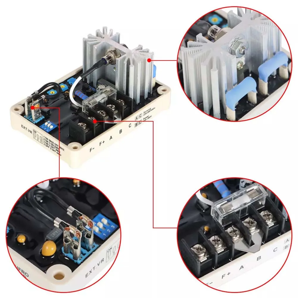 Controlador regulador de voltaje automático 1 AVR EA05A, componente electrónico para generador, accesorios para piezas de grupo electrógeno