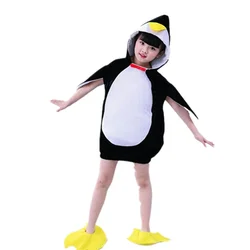 Madagascar Penguin Halloween Costume For Baby Infant Boy Girl Outfit Fancy Dress Animal Cosplay Clothing For Birthday Party