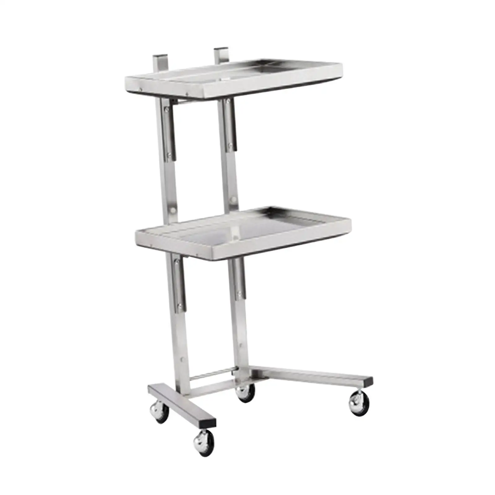 Rolling Salon Tray Cart Organizer Hairstylist Cart Professional Portable Lightweight Salon Storage Tray Trolley for Studios