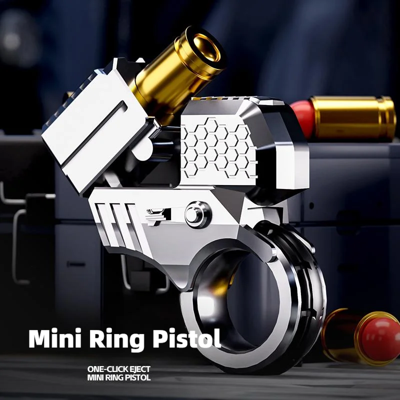 Metal Multi Playability Ratchet Flip Antistress Toy Finger Gun Ejection Shell Stress Relief Fidget Spinner Fidgeting Toys Gifts