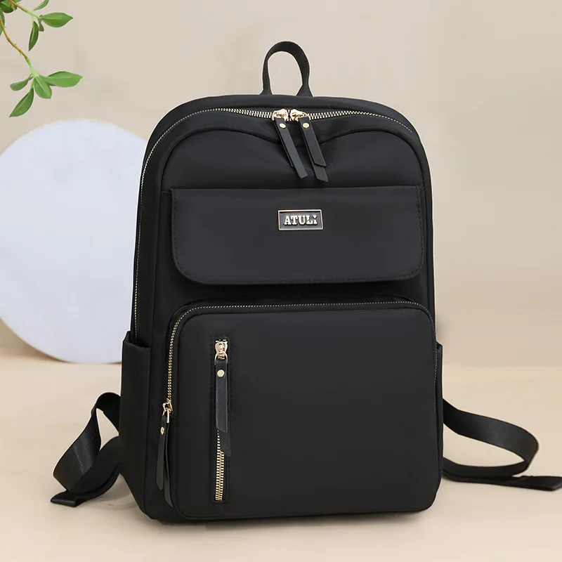 

Рюкзак 2025, новая модная трендовая студенческая сумка для ноутбука для женщин, 14 дюймов, женские деловые сумки большой емкости на двойное плечо, подарки