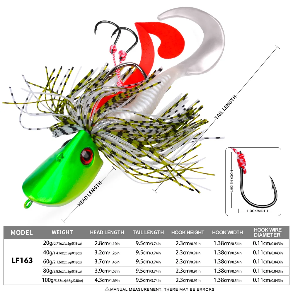 Wobbler Blackfish Bass Baits 40g-60g Jigging Head Bait Lure Collection Rock Swim Bladed Angelköder Salzwasserangeln – Detail 2