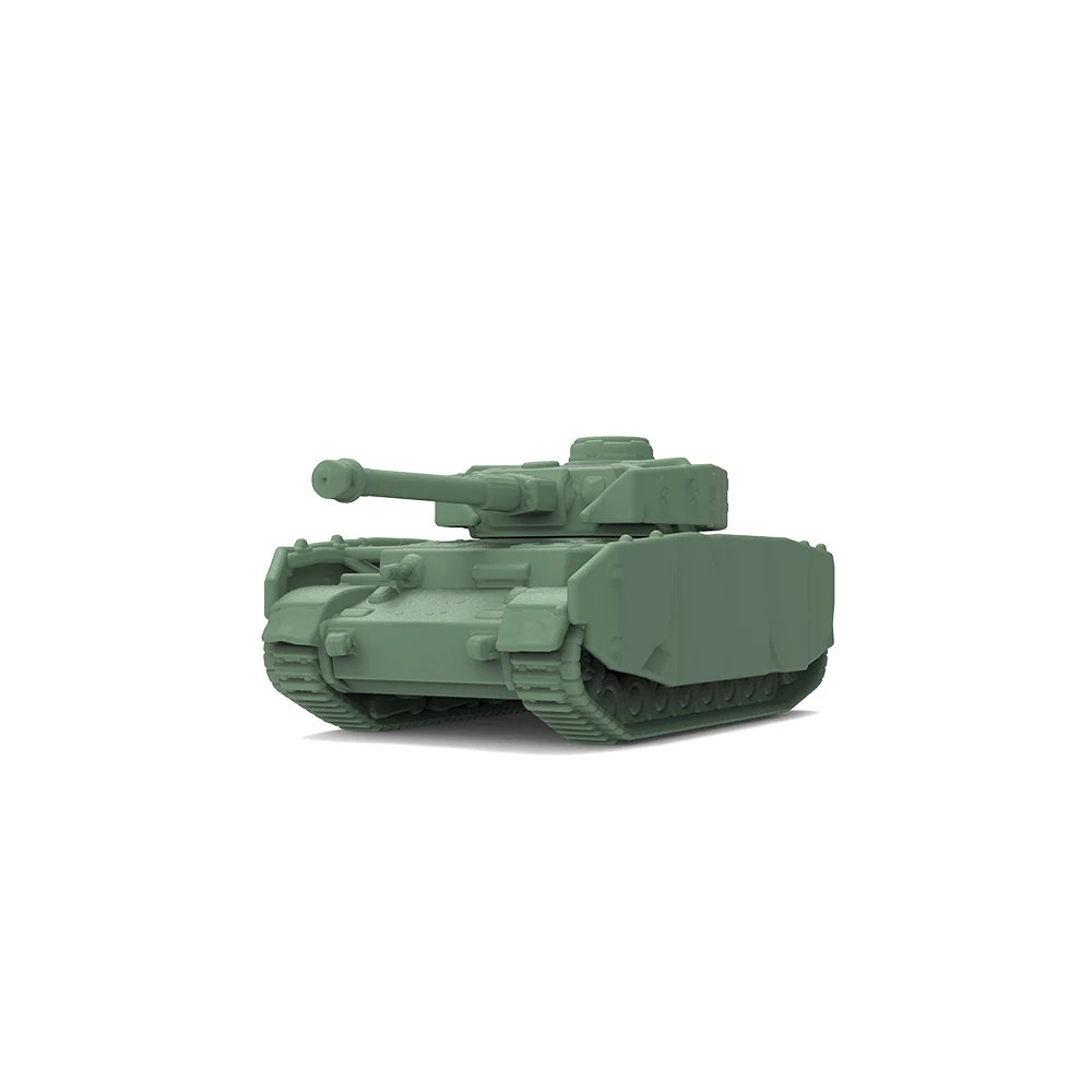 

1/220 1/160 1/87 SSMODEL SS945 Railway Military Model Kit German Tank IV HMedium Tank