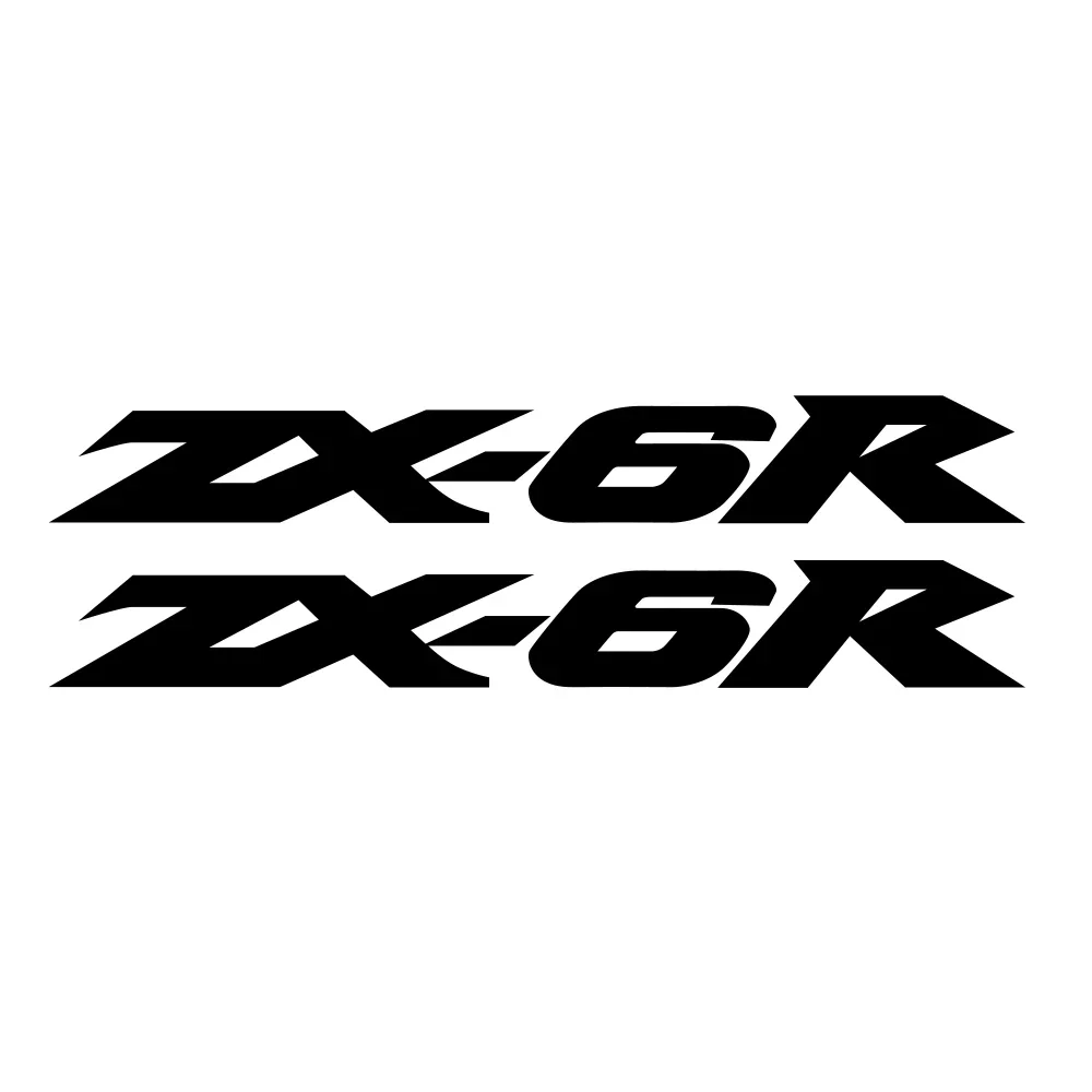 

2pcs for Kawasaki ZX6R Motorcycle Stickers decals In Vinyl PVC