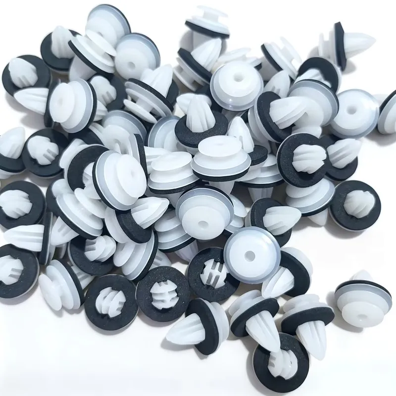 41 pcs Cyan Plastic Material Car Door Panel Clips, great for Car Door Panel Fixing, Firm Snap-On Fit, Vehicle Body Assembly