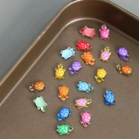 100Pcs Mini Resin Turtles Night Glow Turtle Figurines Multi-Function Small Animals Figures Realistic for DIY Fairy Garden Decor