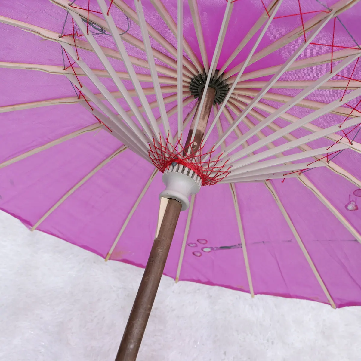 

Decoration Dance Flower Umbrella Decorative Umbrellas for Party Manual Asian Silk Chinese Purple Prop Women's