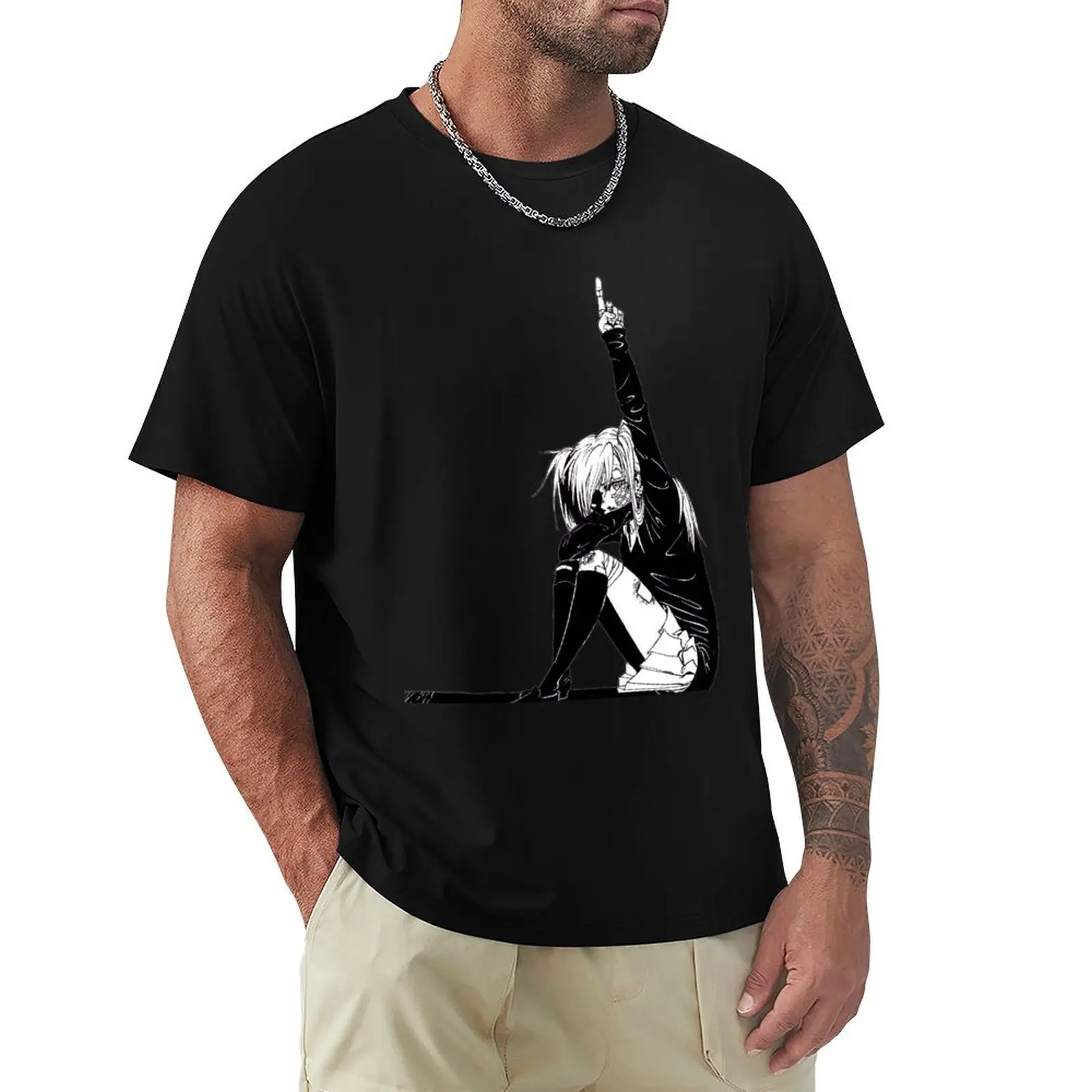 

Rolling Girl T-Shirt plain sweat outfits for men
