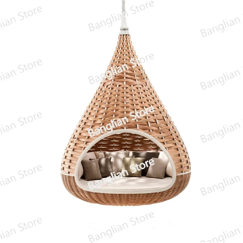 Round Leisure Swing Round Bed, Lying in Bed, Outdoor Lounge Chair, Courtyard Swimming Pool, Leisure