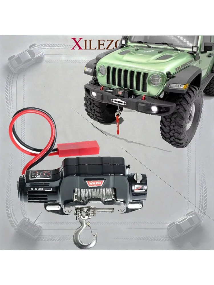 1/12 1/14 RC Metall-Automatikwinde, Upgrade-Teile für MJX Hyper Go H12Y H12Y+ H12P WPL C14 C24 C34 MN D90 MN99S Crawler