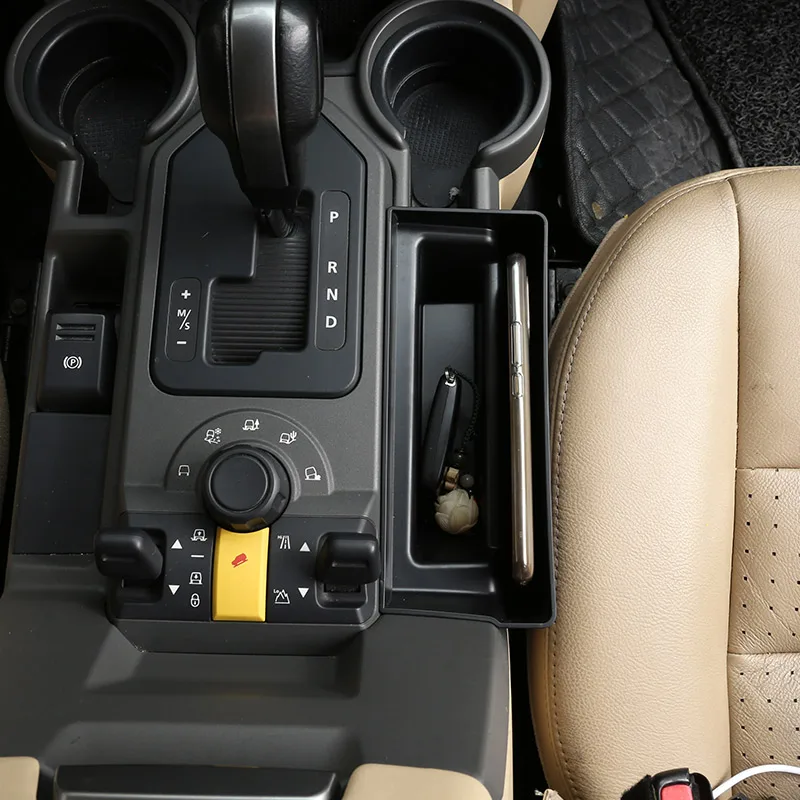 For Land rover Discovery 3 LR3 2004-2009 ABS Plastic Car Central Console Multifunction Storage Box Phone Tray Car Accessory