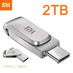 샤오미 USB 3.1 정품 U 드라이브, C타입 인터페이스, 휴대폰 컴퓨터 상호 변속기, 2 인 1, 2TB, 1TB, 512GB