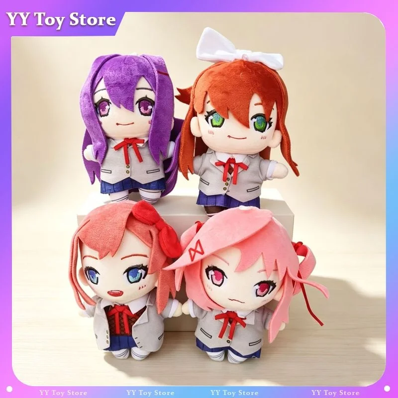 【In Stock】 Doki Doki Literature Club Plush Doll Ddlc Anime Game Stuffed Toy Monika Sayori Yuri Natsuki Figure Collectible Gift