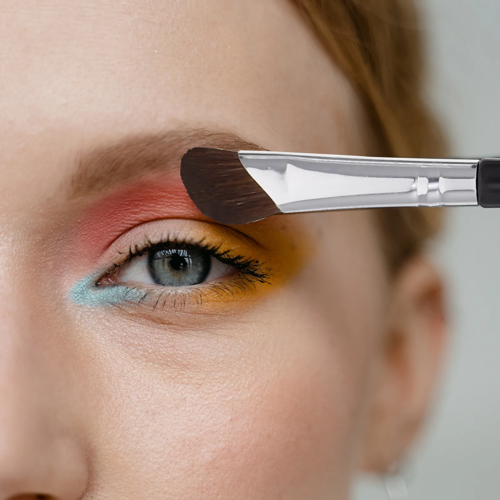 

4Pcs Eye Makeup Brushes Angled Eyeliner Nose Contour Soft Skin Gentle Precision Brow Eyeshadow Tool Eye Makeup