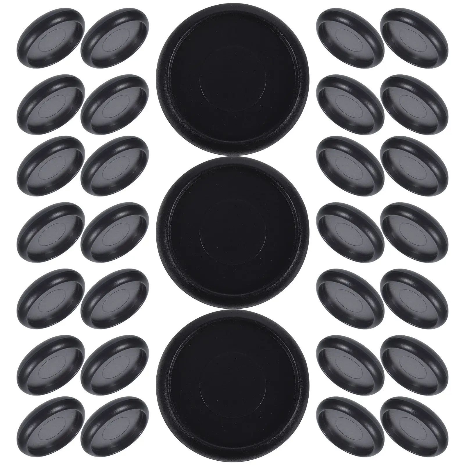 

44Pcs Book Binder Rings Flexible Plastic Binding Discs for Memo Filing Stationery Storage Discbound System Accessories