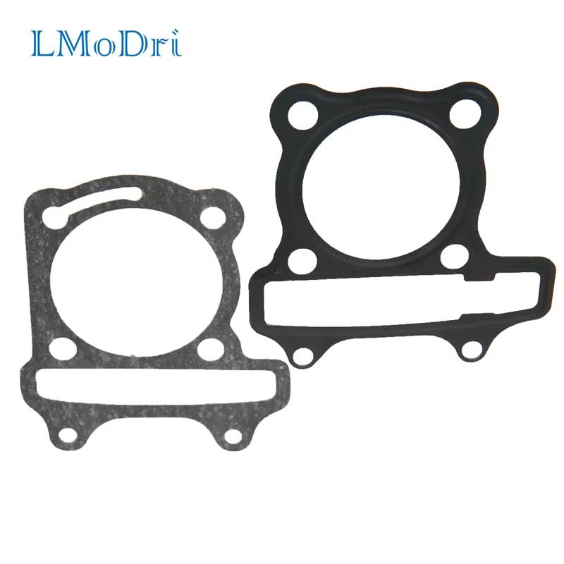 

LMoDri Motorcycle Scooter GY6 Cylinder Gasket Set Cushion Pad GY6 50cc 60cc 80cc 90cc 125cc 150cc Engine Moped