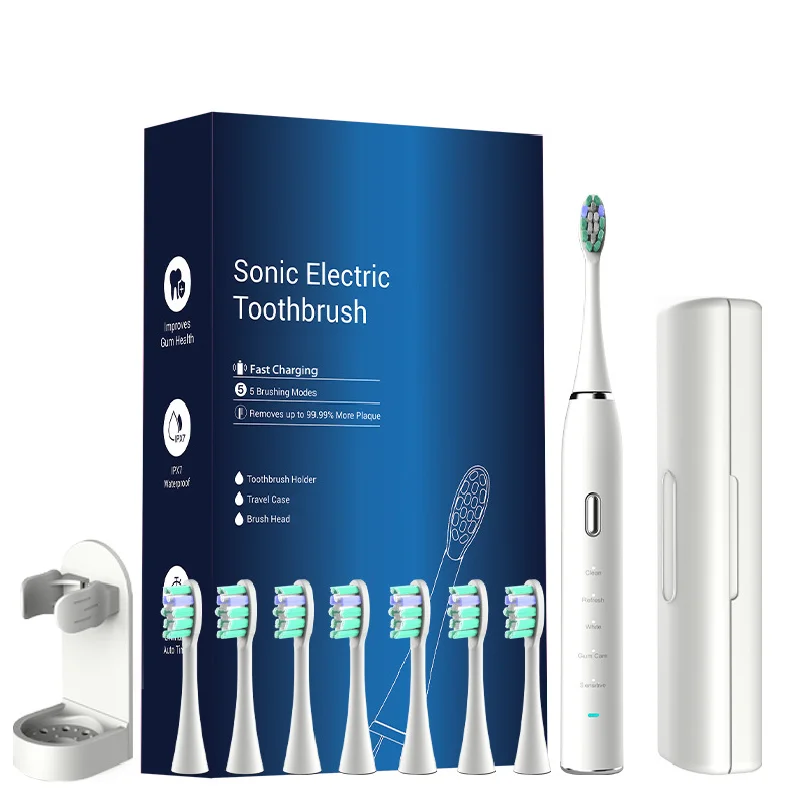 WS-series Ultrasonic magnetic levitation electric toothbrush Waterproof 180 Days Battery Life Ultrasonic Soft Cloud Toothbrush H