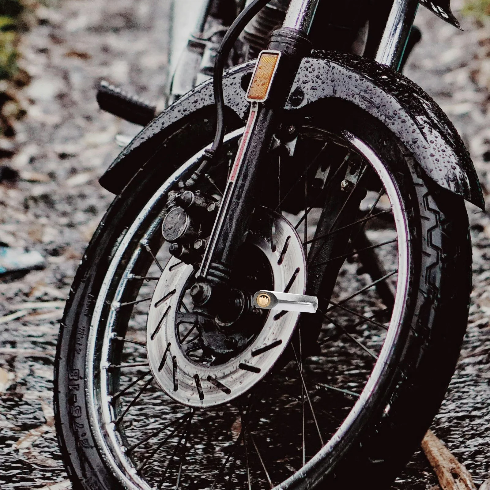 

Bicycle Small Disc Brake Lock For Motorcycle Wheel Anti-Theft Security Portable Metal Lock Cycling Accessories Scooter Dirt Bike