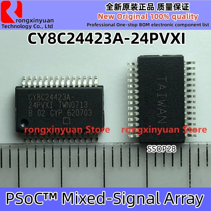 1-5 Buah/Banyak CY8C24423A-24PVXI CY8C24423A-24PVXIT CY8C24423A SSOP28 100% Baru Impor Asli 100% Kualitas