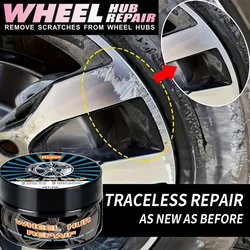 Wheel Hub Scratch Repair & Polishing Paste - Oxidation, Scratch & Swirl Remover Enhances Shine, Protects Hubs - Easy Application
